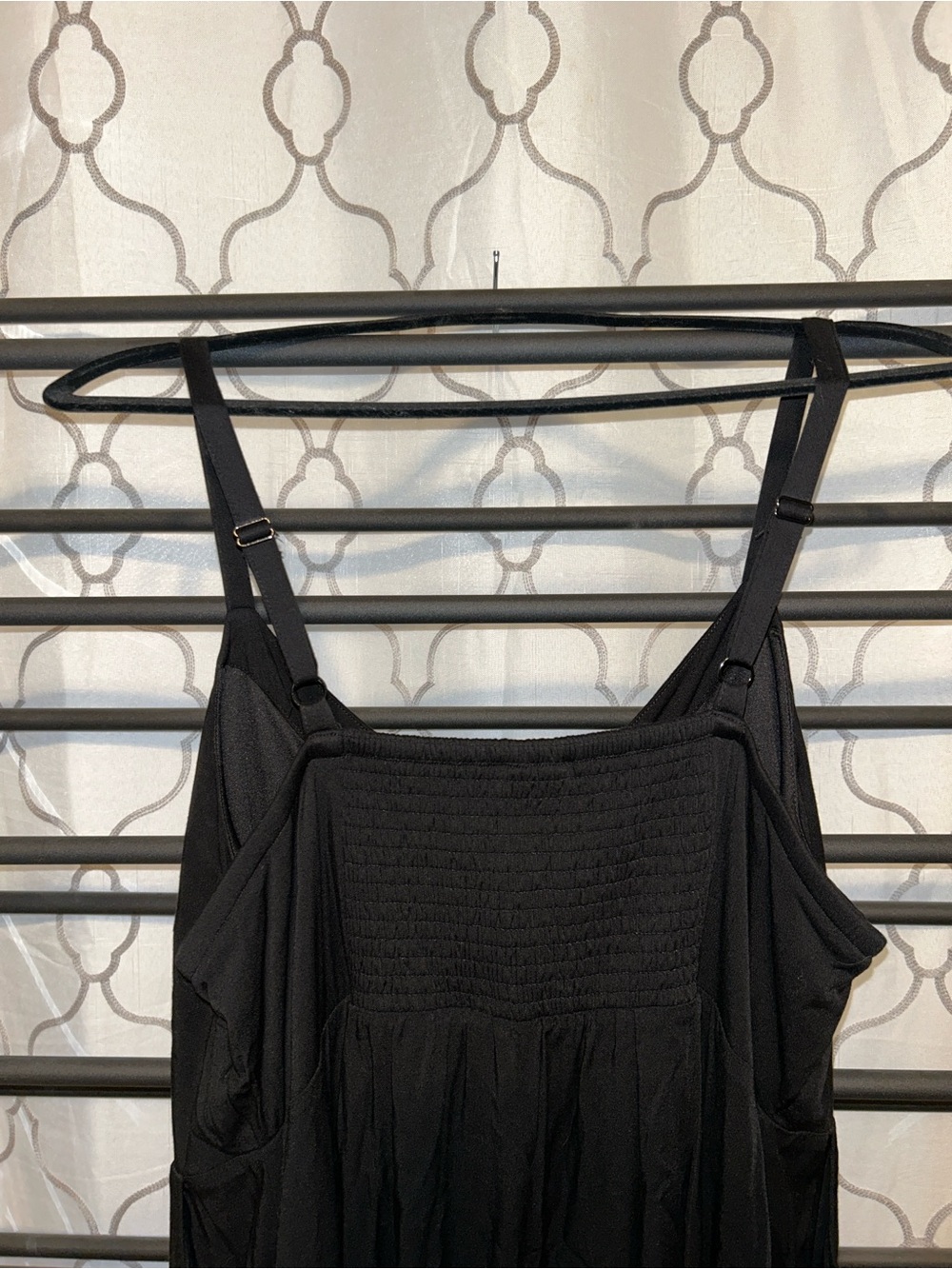 torrid Black Spaghetti Strap Midi Dress with Side Buttons - Picture 4 of 4